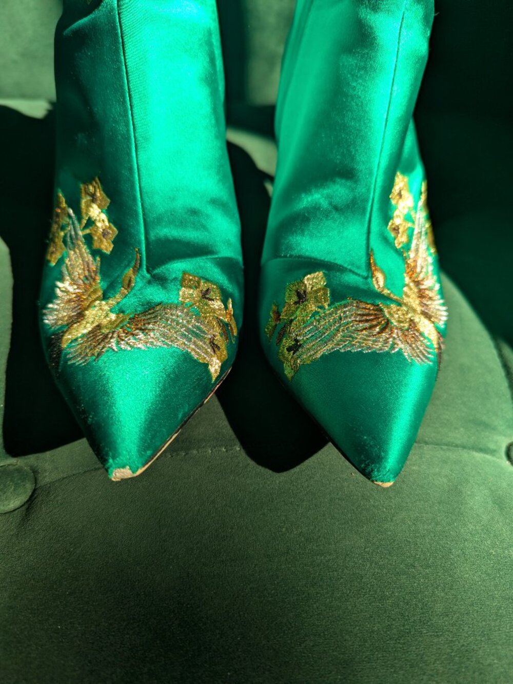 Emerald heel boots - Picture 3 of 7